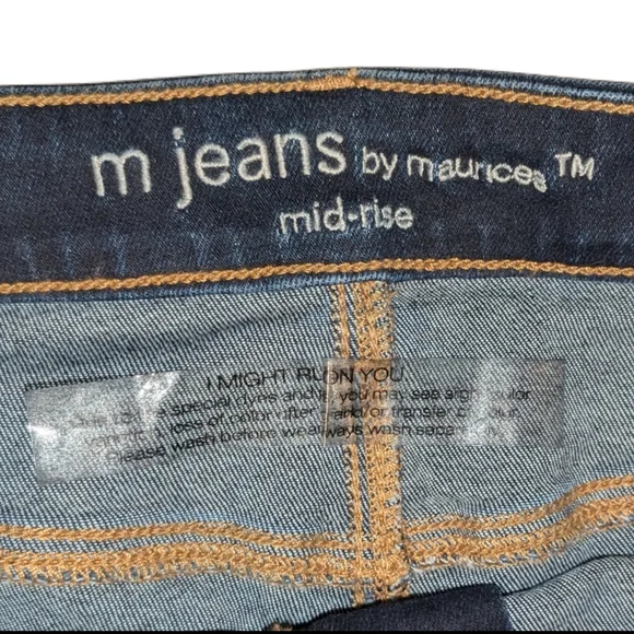 NWT M Jeans by Maurices Vintage Dark Wash Mid Rise Jegging, Size XXL Long - Picture 5 of 10